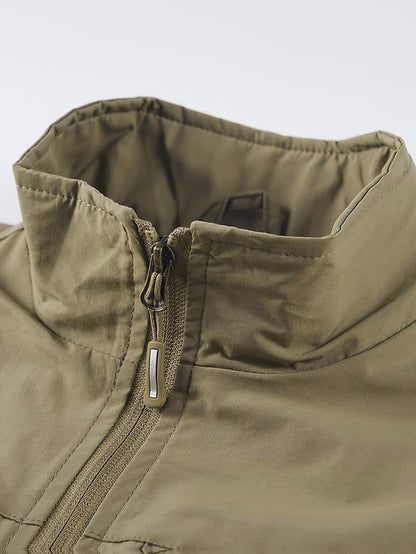 Men’s Lightweight Utility Vest with Secure Zip Pockets