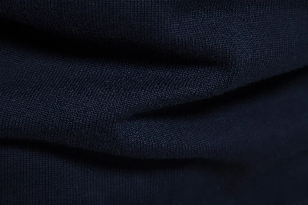 Quarter Zip Stand Collar Men’s Pullover