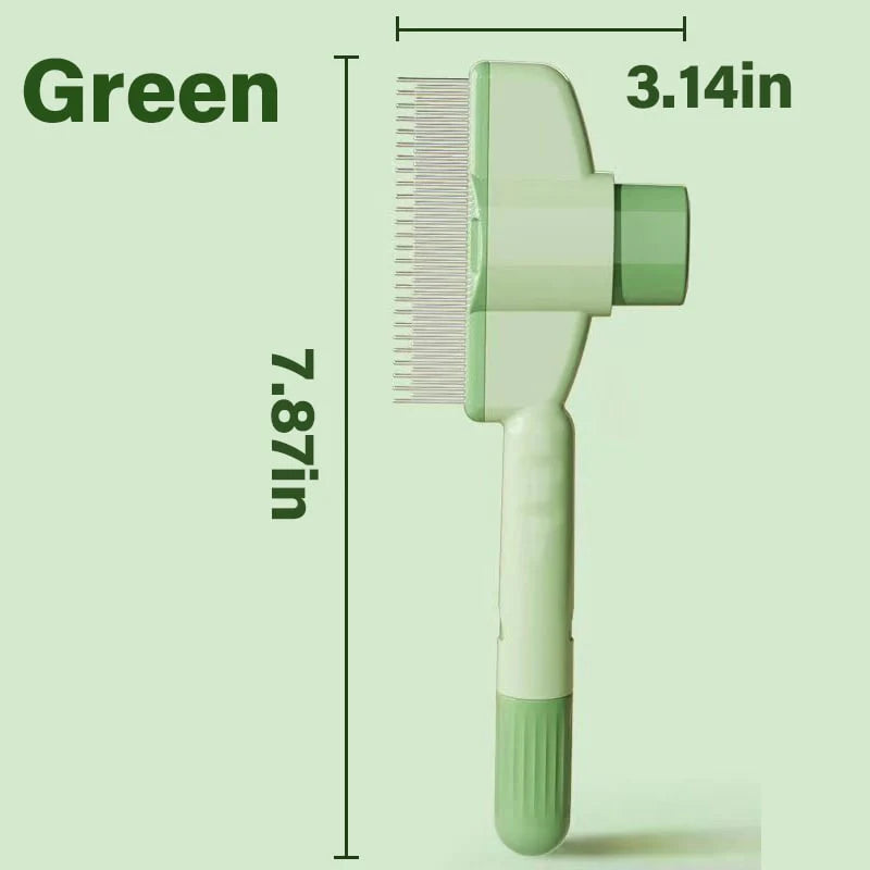 Self-Cleaning Pet Flea Comb & Grooming Brush