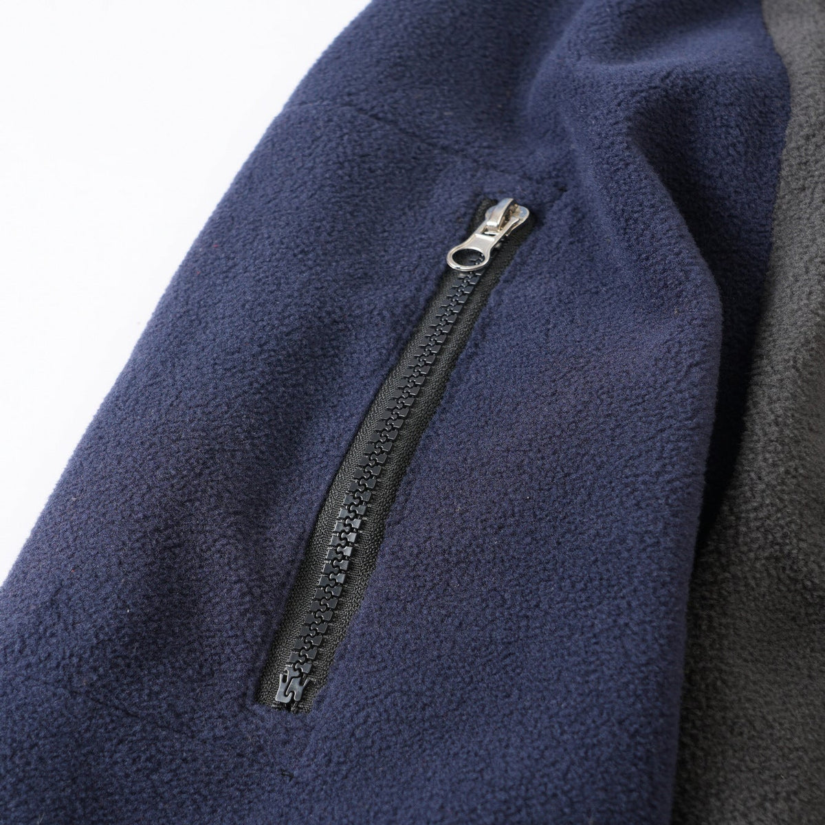 Men's Quarter-Zip Fleece Pullover with Sleeve Pocket