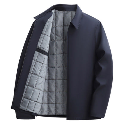 Men's Classic Collared Zip Jacket