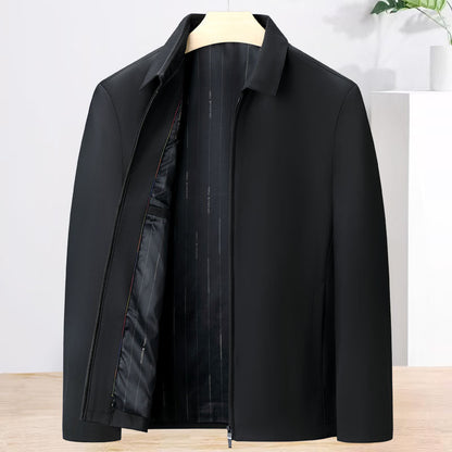 Men's Classic Collared Zip Jacket