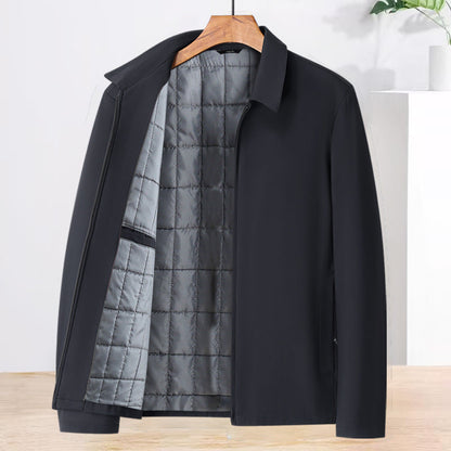Men's Classic Collared Zip Jacket