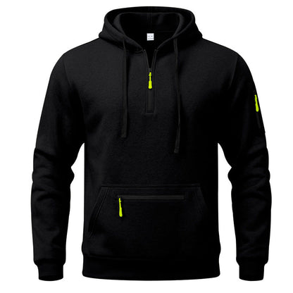 Men's Quarter-Zip Hooded Pullover
