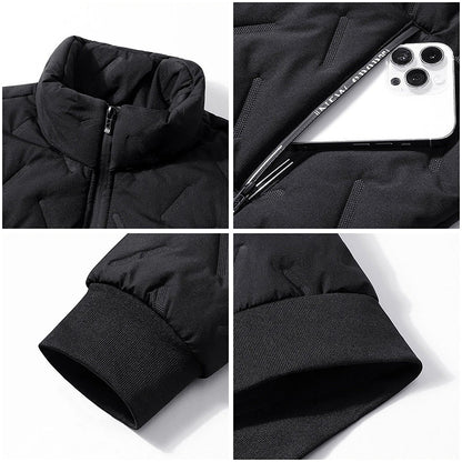 Men's Sherpa-Lined Padded Jacket