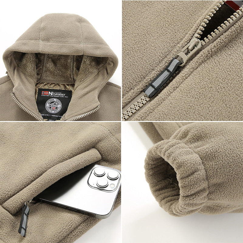 Men's Hooded Fleece Jacket