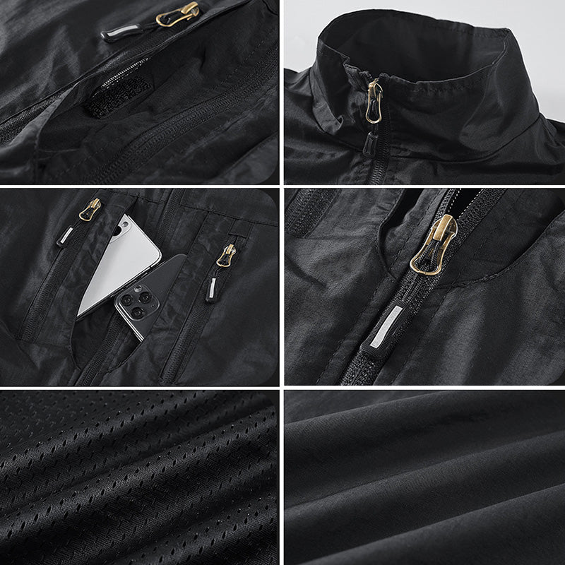 Men’s Lightweight Utility Vest with Secure Zip Pockets