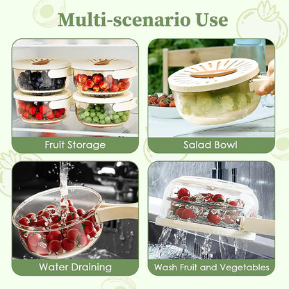 Multifunctional Fruit and Vegetable Washing Bowl