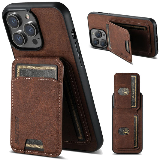 Suitable for iPhone 13/14/15/16 Series Magnetic Card Holder Protective Case