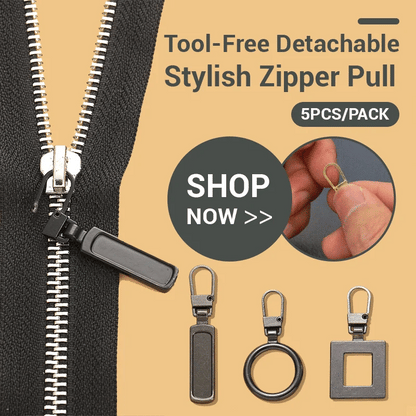 Tool-Free Detachable Zipper Pulls – Elevate Your Bags & Jackets with Modern Style