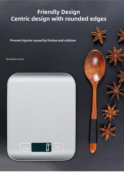 Food Kitchen Scale, Digital Grams and Ounces for Weight Loss, Baking, Cooking, Keto and Meal Prep, LCD Display