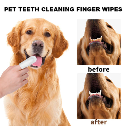Pet Dental Finger Wipes