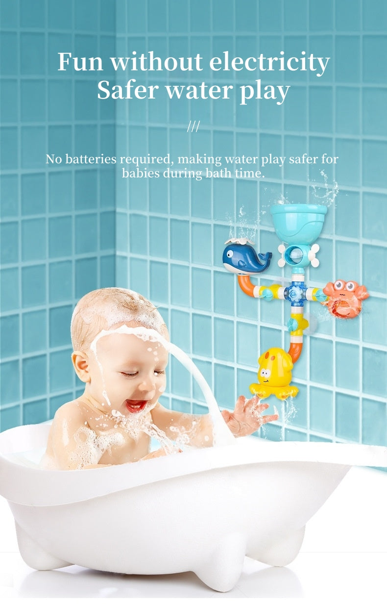 Baby Bath Toy - Wacky Waterworks Pipes Bath Toy - Baby Bathtub Toy with Interactive Features for Cognitive Development