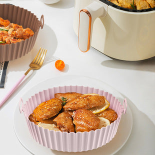 Air Fryer Silicone Baking Tray(Reusable)