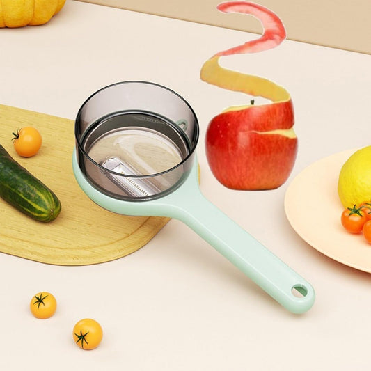 Double-sided Stainless Steel Peeler with Storage Box