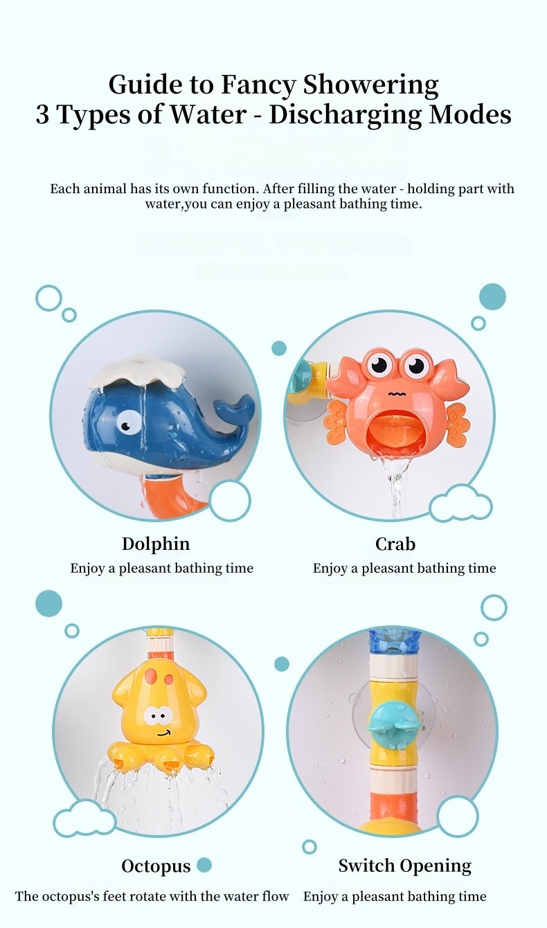 Baby Bath Toy - Wacky Waterworks Pipes Bath Toy - Baby Bathtub Toy with Interactive Features for Cognitive Development