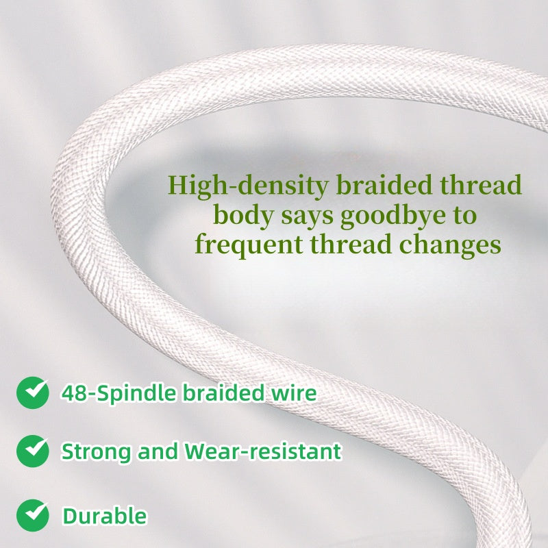 2M/6.6FT 2Pack USB-C to USB-C Braided Fast Charging Data Cable for iPhone 15/16 Series, with a Maximum Power of 35W