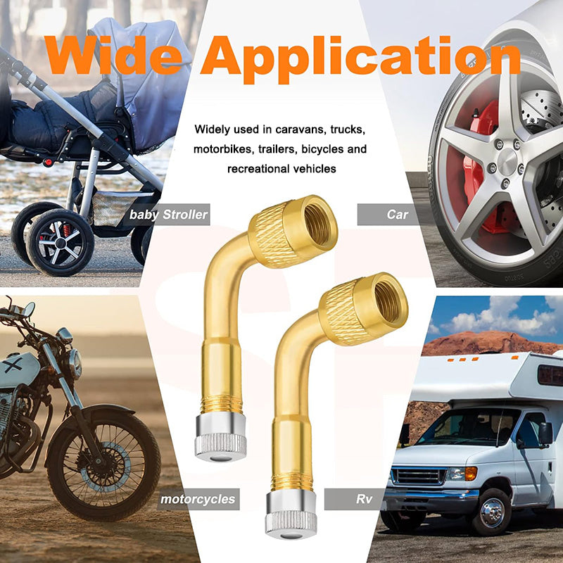 Universal Tyre Valve Extension Adaptor for Car, Bike, Motorcycle, Scooter