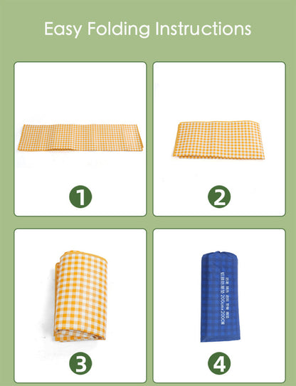 Waterproof Picnic Blanket with Carry Bag Included - Foldable, Sandproof & Extra Thick