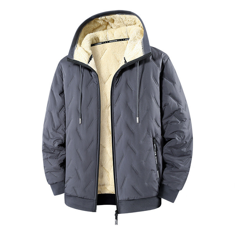 Men's Sherpa-Lined Padded Jacket