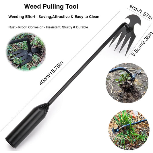 Garden Weed Pulling Tool Uprooting Weeding Tool