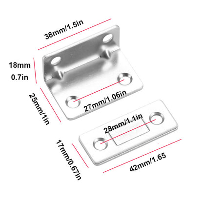 Ultra-thin Invisible Cabinet Door Magnets(L-Shaped)