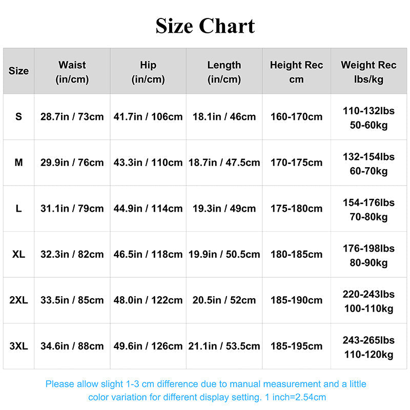 Lightweight Quick Dry Men's Shorts with Zip Pockets