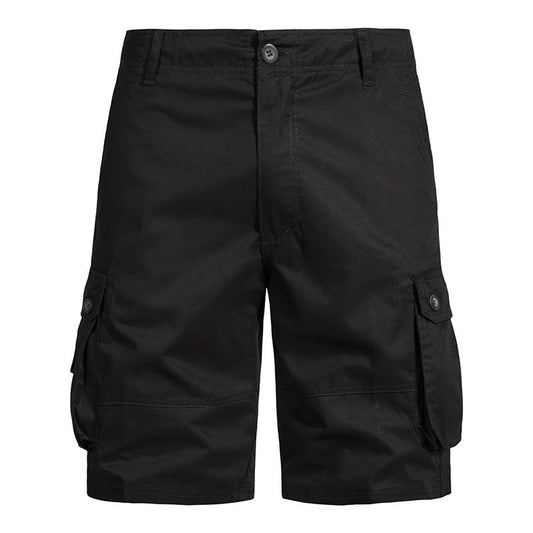 Men’s Pure Cotton Multi-Pocket Cargo Shorts