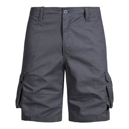 Men’s Pure Cotton Multi-Pocket Cargo Shorts