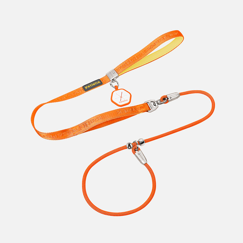 PRO Training Slip Lead (P-Rope)– 360° Anti-Tangle Swivel | Includes FREE Poop Bag Holder