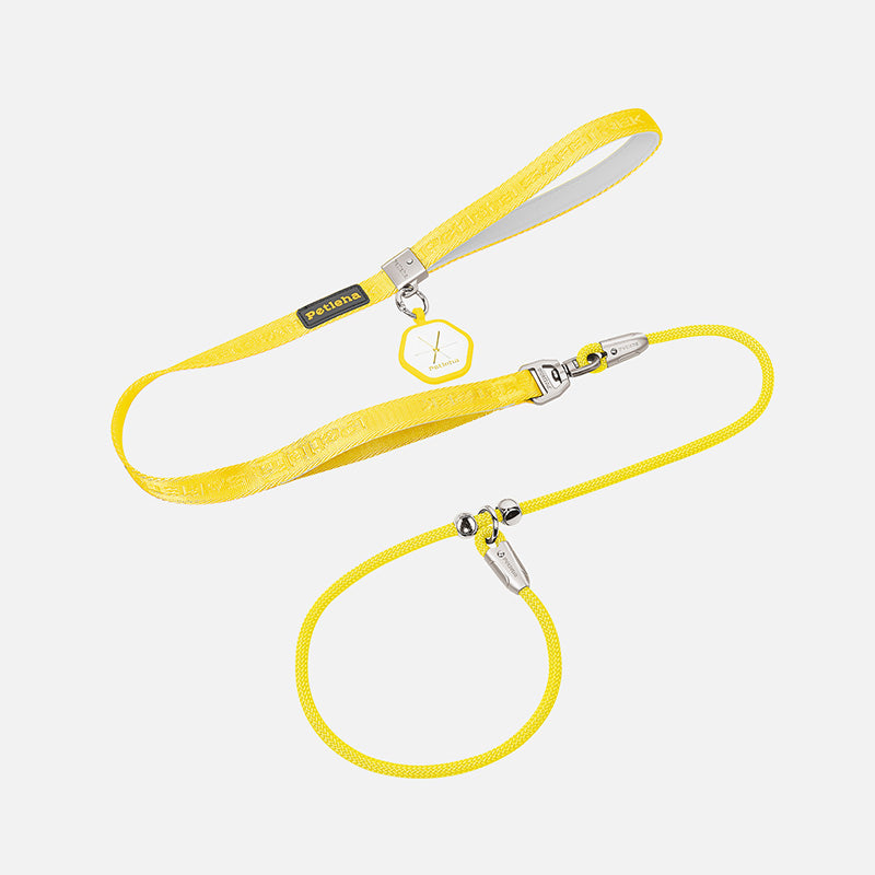 PRO Training Slip Lead (P-Rope)– 360° Anti-Tangle Swivel | Includes FREE Poop Bag Holder