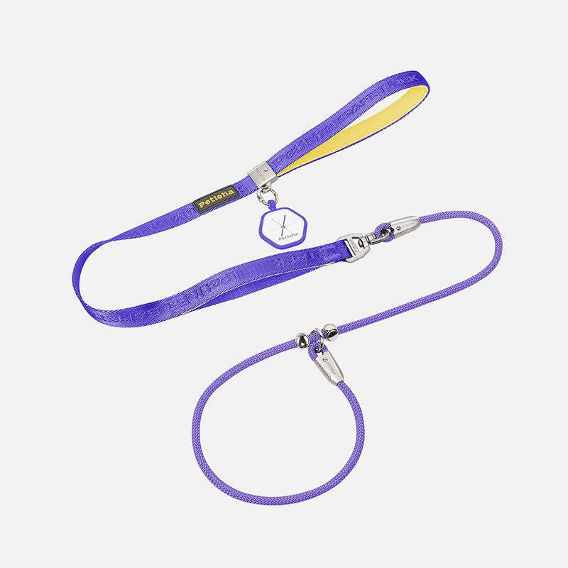 PRO Training Slip Lead (P-Rope)– 360° Anti-Tangle Swivel | Includes FREE Poop Bag Holder