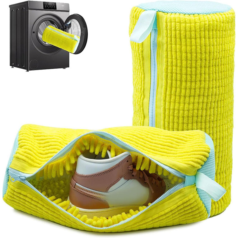 Chenille Microfiber Shoe Washing Machine Bag