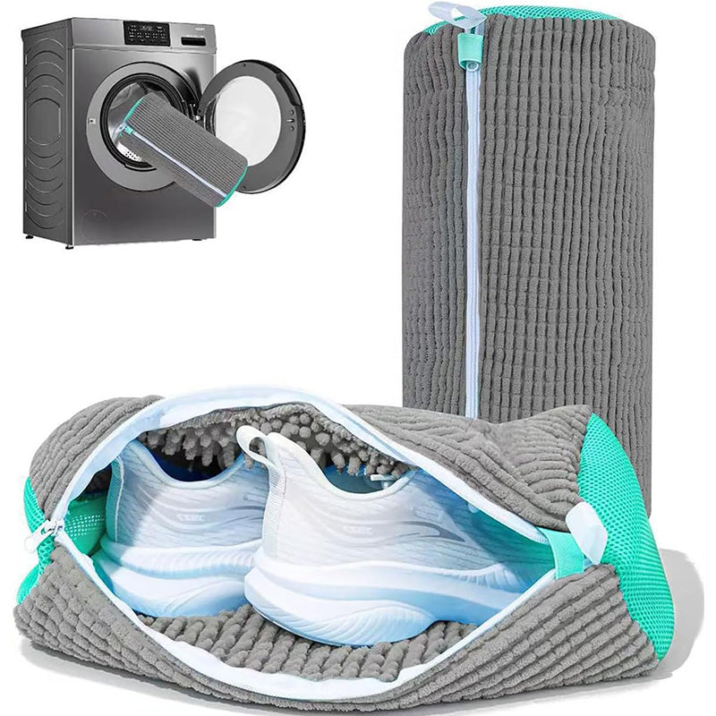 Chenille Microfiber Shoe Washing Machine Bag