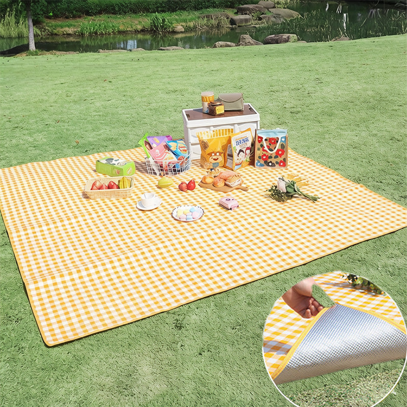 Waterproof Picnic Blanket with Carry Bag Included - Foldable, Sandproof & Extra Thick